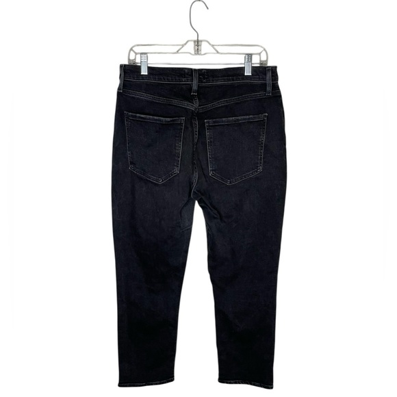 Agolde Riley High Rise Straight Crop in Panoramic Size 29 Retail $198 - Picture 2 of 12